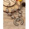 imageTOPACC Western Jewelry for Women White Turquoise Cowgirl Necklace with Boho Earings SetAWhite