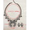 imageTOPACC Western Jewelry for Women White Turquoise Cowgirl Necklace with Boho Earings SetAWhite