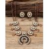 imageTOPACC Western Jewelry for Women White Turquoise Cowgirl Necklace with Boho Earings SetBWhite