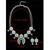 imageTOPACC Western Jewelry for Women White Turquoise Cowgirl Necklace with Boho Earings SetBWhiteTurquoise