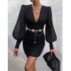 imageTOPACC Western Metal Concho Belt for Women Cowgirl Chain Belts for Dresses Jeans Country Concert Outfit1bright Gold109
