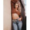 imageTOPACC Western Metal Concho Belt for Women Cowgirl Chain Belts for Dresses Jeans Country Concert OutfitBright Gold131