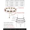 imageTOPACC Western Metal Concho Belt for Women Cowgirl Chain Belts for Dresses Jeans Country Concert OutfitBright Gold226