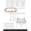 imageTOPACC Western Metal Concho Belt for Women Cowgirl Chain Belts for Dresses Jeans Country Concert OutfitGold274