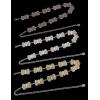 imageTOPACC Western Metal Concho Belt for Women Cowgirl Chain Belts for Dresses Jeans Country Concert OutfitGold274