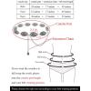imageTOPACC Western Metal Concho Belt for Women Cowgirl Chain Belts for Dresses Jeans Country Concert OutfitSilver225