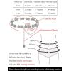 imageTOPACC Western Metal Concho Belt for Women Cowgirl Chain Belts for Dresses Jeans Country Concert OutfitSilver272