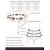 imageTOPACC Western Metal Concho Belts for Women Boho Cowgirl Chain Belt for Dresses Jeans Country Concert OutfitAntigold