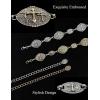 imageTOPACC Western Metal Concho Belts for Women Boho Cowgirl Chain Belt for Dresses Jeans Country Concert OutfitAntisilver