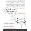 imageTOPACC Western Metal Concho Belts for Women Boho Cowgirl Chain Belt for Dresses Jeans Country Concert OutfitAntisilver