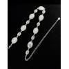 imageTOPACC Western Metal Concho Belts for Women Boho Cowgirl Chain Belt for Dresses Jeans Country Concert OutfitSilver