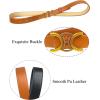 imageTOPACC 2 Pack Waist Belts for Women Fashion Skinny Belt Set for Dresses Pants Business CasualD Brown  Black