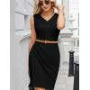 imageTOPACC 2 Pack Waist Belts for Women Fashion Skinny Belt Set for Dresses Pants Business CasualG Brown  Black