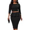 imageTOPACC 2 Pack Waist Belts for Women Fashion Skinny Belt Set for Dresses Pants Business CasualG Brown  Black