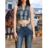 imageTOPACC Cowboy Belt for Men Women Western Country Cowgirl Belt for Jeans Pants Rodeo OutfitC Brown