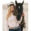 imageTOPACC Cowboy Belts for Men Women with Western Cross Buckle Cowgirl Country Belt for Jeans PantsD Brown