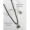 imageTOPACC Navajo Pearl Necklace Western Jewelry Set for Women Turquoise Necklace with Earrings Ring Cowgirl AccessoryATurquoise