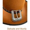 imageTOPACC Turquoise Belt Buckle for Women Western Cowgirl Cowboy Rodeo Buckle 15 InchesSilver