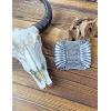 imageTOPACC Western Belt Buckle Cowboy Vintage Cowgirl Belt Buckle 15 in Novelty for Men WomenSilver