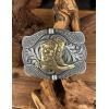 imageTOPACC Western Belt Buckle Cowboy Vintage Cowgirl Belt Buckle 15 in Novelty for Men WomenSilverbronze