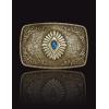 imageTOPACC Western Belt Buckle Cowboy Vintage Cowgirl Belt Buckle 15 in Novelty for Men WomenTurquoise Blue