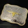 imageTOPACC Western Belt Buckle for Men Cowboy Longhorn Buckle Cowgirl Rodeo Buckle 15 Inches Novelty Belt Buckle Christmas Gift
