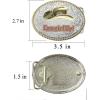 imageTOPACC Western Belt Buckle for Men Women Cowboy Cowgirl Rodeo Gold Buckle 15 Inches Novelty Belt BuckleCgold