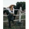 imageTOPACC Western Belts for Women Men Cowboy Cowgirl Belt for Jeans Pants Country Concert Outfit RodeoBrown  Turquoise