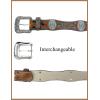 imageTOPACC Western Belts for Women Men Cowboy Cowgirl Belt for Jeans Pants Country Concert Outfit RodeoBrown  Turquoise