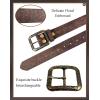 imageTOPACC Western Belts for Women Men Cowboy Cowgirl Belt for Jeans Pants Country Concert Outfit RodeoDark Brown