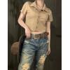 imageTOPACC Western Belts for Women Men Cowgirl Cowboy Country Belts with Buckles for Jeans Pants RodeoEturquoise