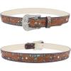 imageTOPACC Western Belts for Women Men Cowgirl Cowboy Country Belts with Buckles for Jeans Pants RodeoEturquoise
