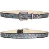 imageTOPACC Western Belts for Women Men Cowgirl Cowboy Country Belts with Buckles for Jeans Pants RodeoHsilver