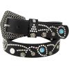 imageTOPACC Western Belts for Women Men Cowgirl Cowboy Country Belts with Buckles for Jeans Pants RodeoMblack