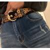 imageTOPACC Western Belts for Women Men Cowgirl Cowboy Country Belts with Buckles for Jeans Pants RodeoObrown