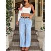 imageTOPACC Western Fashion Cowgirl Cowboy belts for Girls Women Boys Jeans Pants DressesBlack