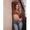 imageTOPACC Western Fashion Cowgirl Cowboy belts for Girls Women Boys Jeans Pants DressesBrown148