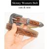imageTOPACC Western Fashion Cowgirl Cowboy belts for Girls Women Boys Jeans Pants DressesBrown148