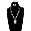 imageTOPACC Western Turquoise Necklace and Earring Sets for Women Cowgirl AccessoriesDTurquoise
