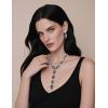 imageTOPACC Western Turquoise Necklace and Earring Sets for Women Cowgirl AccessoriesTurquoiseA