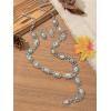 imageTOPACC Western Turquoise Necklace and Earring Sets for Women Cowgirl AccessoriesTurquoiseB