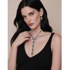 imageTOPACC Western Turquoise Necklace and Earring Sets for Women Cowgirl AccessoriesTurquoiseB