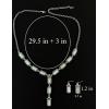 imageTOPACC Western Turquoise Necklace and Earring Sets for Women Cowgirl AccessoriesTurquoiseC