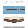 imageTOPACC Womens Western Belts for Jeans Cowgirl Belt with Buckle Girls Country Belt for Pants DressesBbrown
