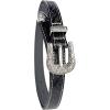 imageTOPACC Western Fashion Cowgirl Cowboy belts for Girls Women Boys Jeans Pants DressesBlack
