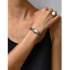 imageTOPACC Turquoise Cuff Bracelet for Women with Turquoise Ring Western Cowgirl Bracelet Bohemian Jewelry Set for Western OutfitAWhite Bronze