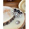 imageTOPACC White Turquoise Bracelets with Ring Western Cowgirl Stretch Bracelet for Women Boho Jewelry Set for Western OutfitAWhite Bronze