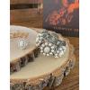 imageTOPACC White Turquoise Bracelets with Ring Western Cowgirl Stretch Bracelet for Women Boho Jewelry Set for Western OutfitAWithe Silver