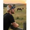 imageTOPACC Western Trucker Hat for Men Women Vintage Cowboy Country Hats Cute Baseball Cap for Western OutfitAbrown