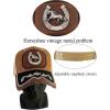 imageTOPACC Western Trucker Hat for Men Women Vintage Cowboy Country Hats Cute Baseball Cap for Western OutfitAbrown